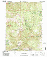 Logan Peak 1998 topographic map thumbnail