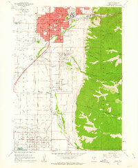 Logan 1961 topographic map preview