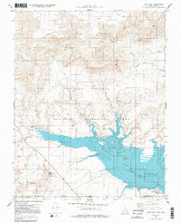 Lone Rock 1981 topographic map thumbnail