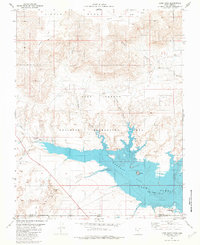 Lone Rock 1981 topographic map thumbnail