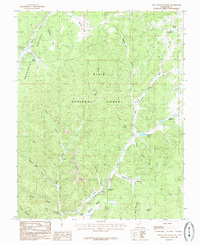 Long Valley Junction 1985 topographic map thumbnail