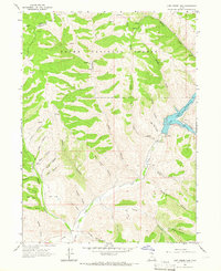 Lost Creek Dam 1964 topographic map thumbnail