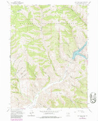 Lost Creek Dam 1964 topographic map thumbnail