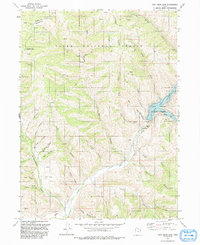 Lost Creek Dam 1991 topographic map thumbnail