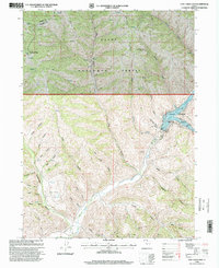 Lost Creek Dam 1998 topographic map thumbnail