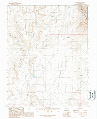 Lost Spring 1987 topographic map preview