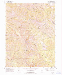 Lowe Peak 1993 topographic map thumbnail