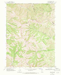 Lowe Peak 1968 topographic map thumbnail
