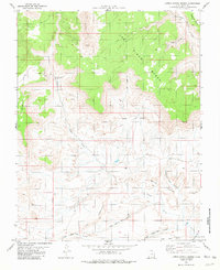 Lower Coyote Spring 1981 topographic map thumbnail
