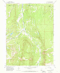 Lyman Lake 1967 topographic map thumbnail