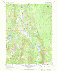 Lyman Lake 1967 topographic map thumbnail