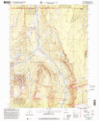 Lyman Lake 1998 topographic map thumbnail