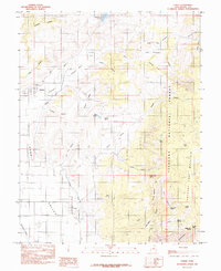 Lyman 1985 topographic map thumbnail