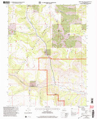Mahogany Point 2001 topographic map thumbnail