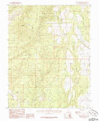 Mancos Jim Butte 1985 topographic map thumbnail