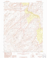 Mancos Mesa NE 1987 topographic map thumbnail