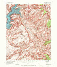 Mancos Mesa 1952 topographic map thumbnail