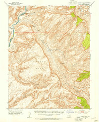Mancos Mesa 1952 topographic map thumbnail