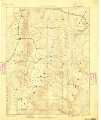 Manti 1885 topographic map thumbnail