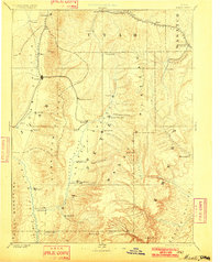 Manti 1885 topographic map thumbnail