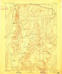 Manti 1885 topographic map thumbnail