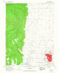 Manti 1965 topographic map thumbnail