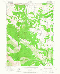 Mantua 1955 topographic map preview