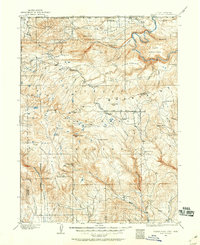 Marsh Peak 1906 topographic map thumbnail