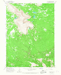 Marsh Peak 1965 topographic map thumbnail