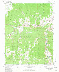 Marysvale Canyon 1981 topographic map thumbnail