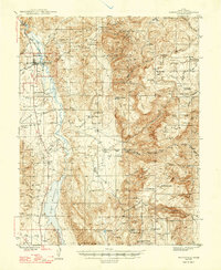 Marysvale 1947 topographic map thumbnail
