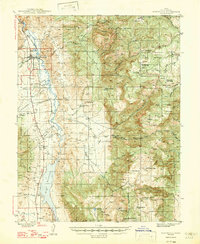 Marysvale 1947 topographic map thumbnail