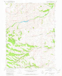Meachum Ridge 1968 topographic map thumbnail