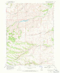 Meachum Ridge 1968 topographic map thumbnail