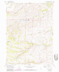 Meachum Ridge 1968 topographic map thumbnail