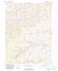 Meachum Ridge 1991 topographic map thumbnail