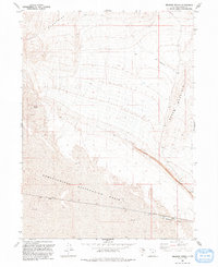 Meadow Spring 1991 topographic map thumbnail