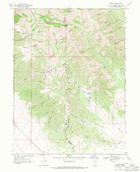 Mercur 1968 topographic map thumbnail