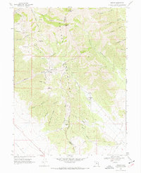Mercur 1968 topographic map thumbnail