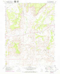 Mesa Butte 1968 topographic map thumbnail