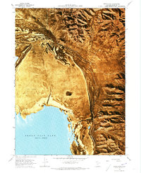 Messix Peak 1968 topographic map thumbnail