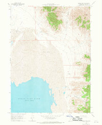 Messix Peak 1968 topographic map thumbnail