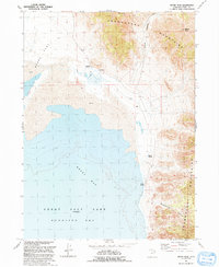 Messix Peak 1991 topographic map thumbnail