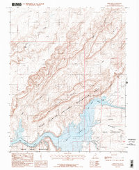 Mikes Mesa 1987 topographic map thumbnail