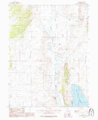Mills 1985 topographic map preview