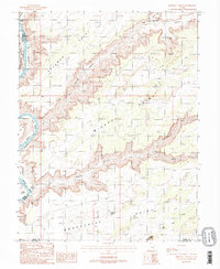 Mineral Canyon 1988 topographic map thumbnail