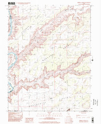 Mineral Canyon 1996 topographic map thumbnail