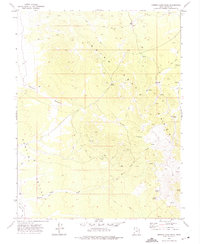 Miners Cabin Wash 1972 topographic map thumbnail