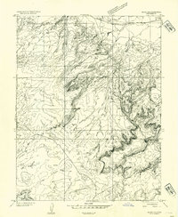 Moab 3 NE 1952 topographic map thumbnail