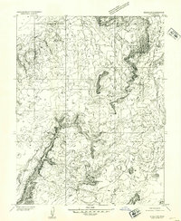 Moab 3 NW 1952 topographic map thumbnail